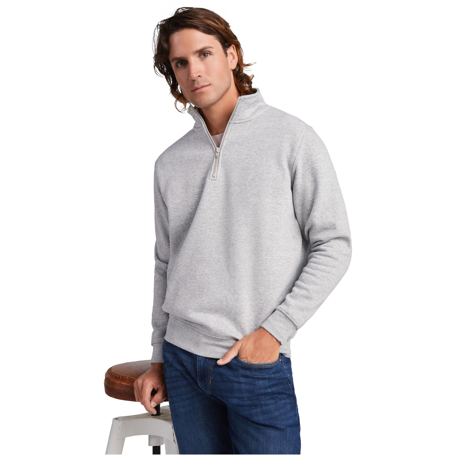 Maglione con cerniera a un quarto Aneto