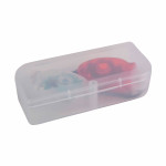 Set luci da bicicletta in plastica a doppio LED, una con luc...