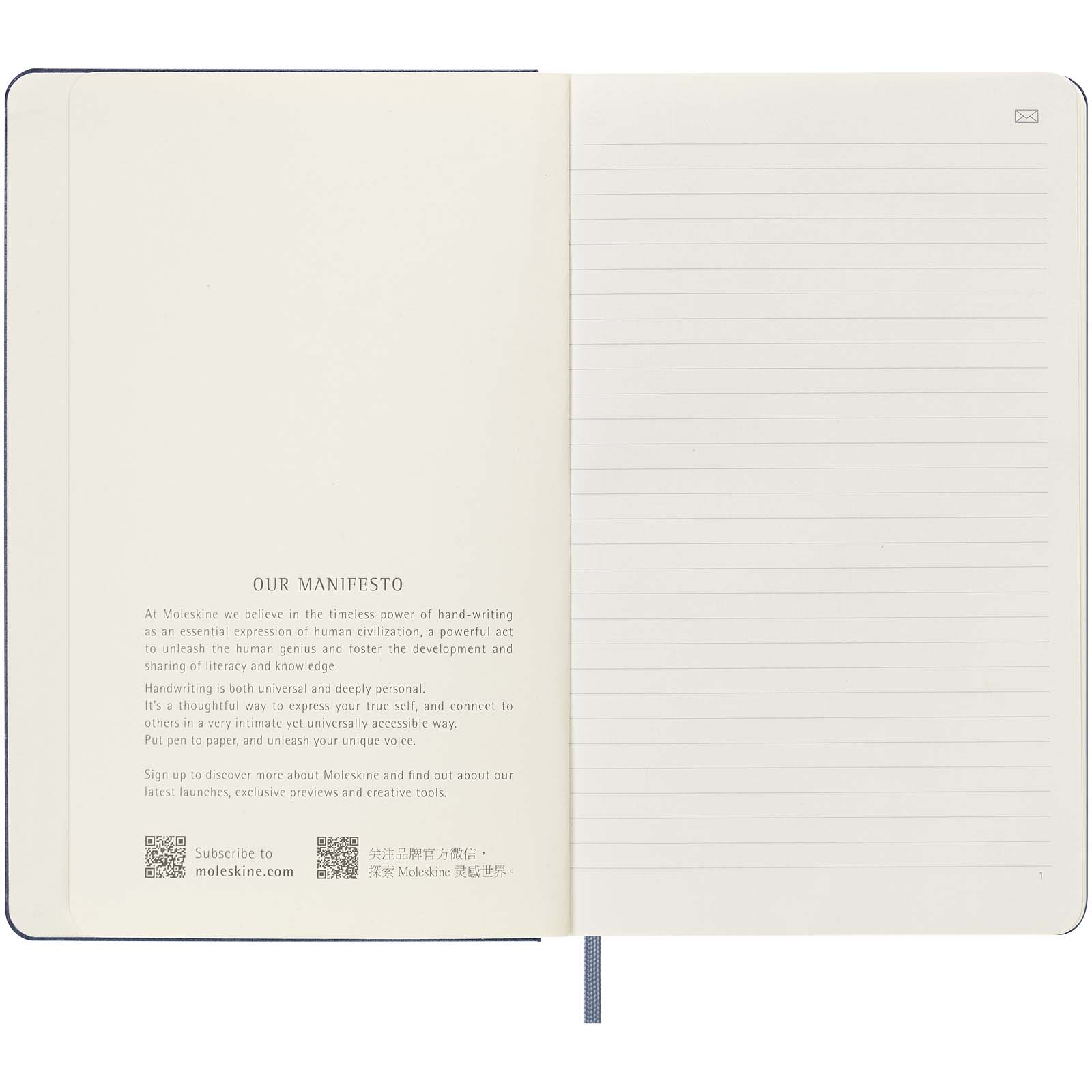 Blocco note smart formato L - a righe Moleskine