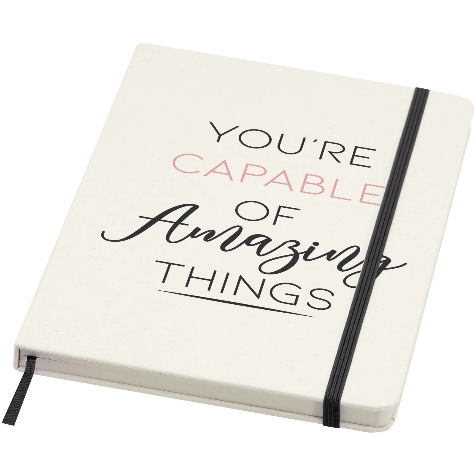 Blocco note formato A5 a righe in carta riciclata Bass