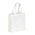 Borsa shopper in PET riciclato da 80 g/m&sup2; (TNT R-PET) t...