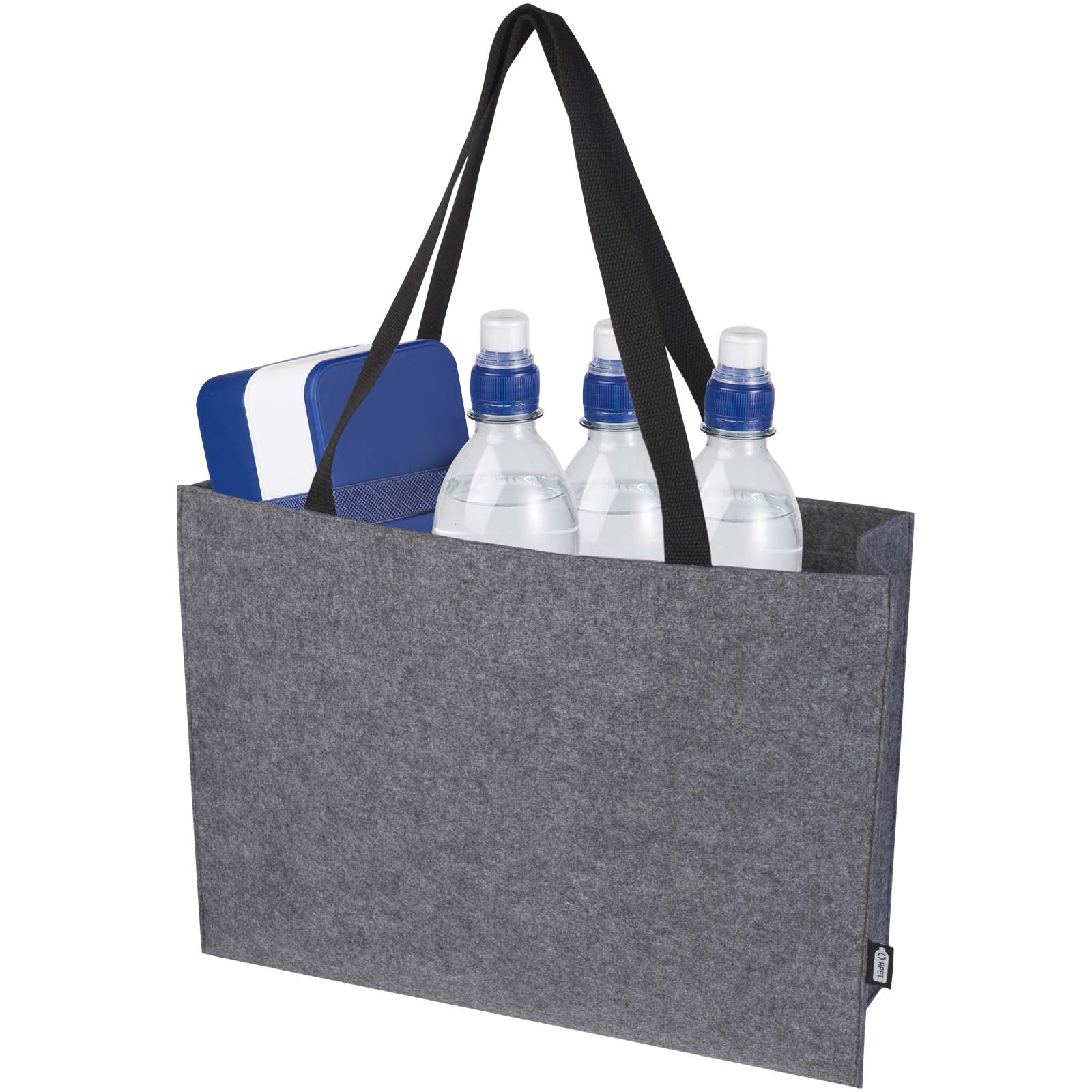 Tote bag a soffietto in feltro riciclato certificato GRS Felta - 20L