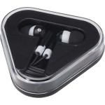 Auricolari con astuccio in plastica riciclata Rebel