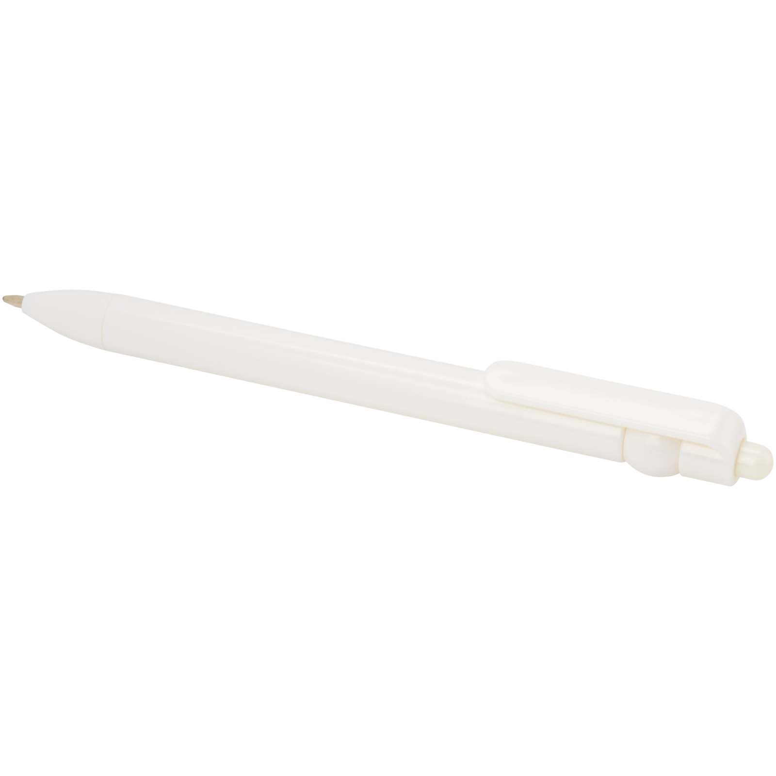 Penna a sfera in plastica riciclata Fidget (inchiostro nero)