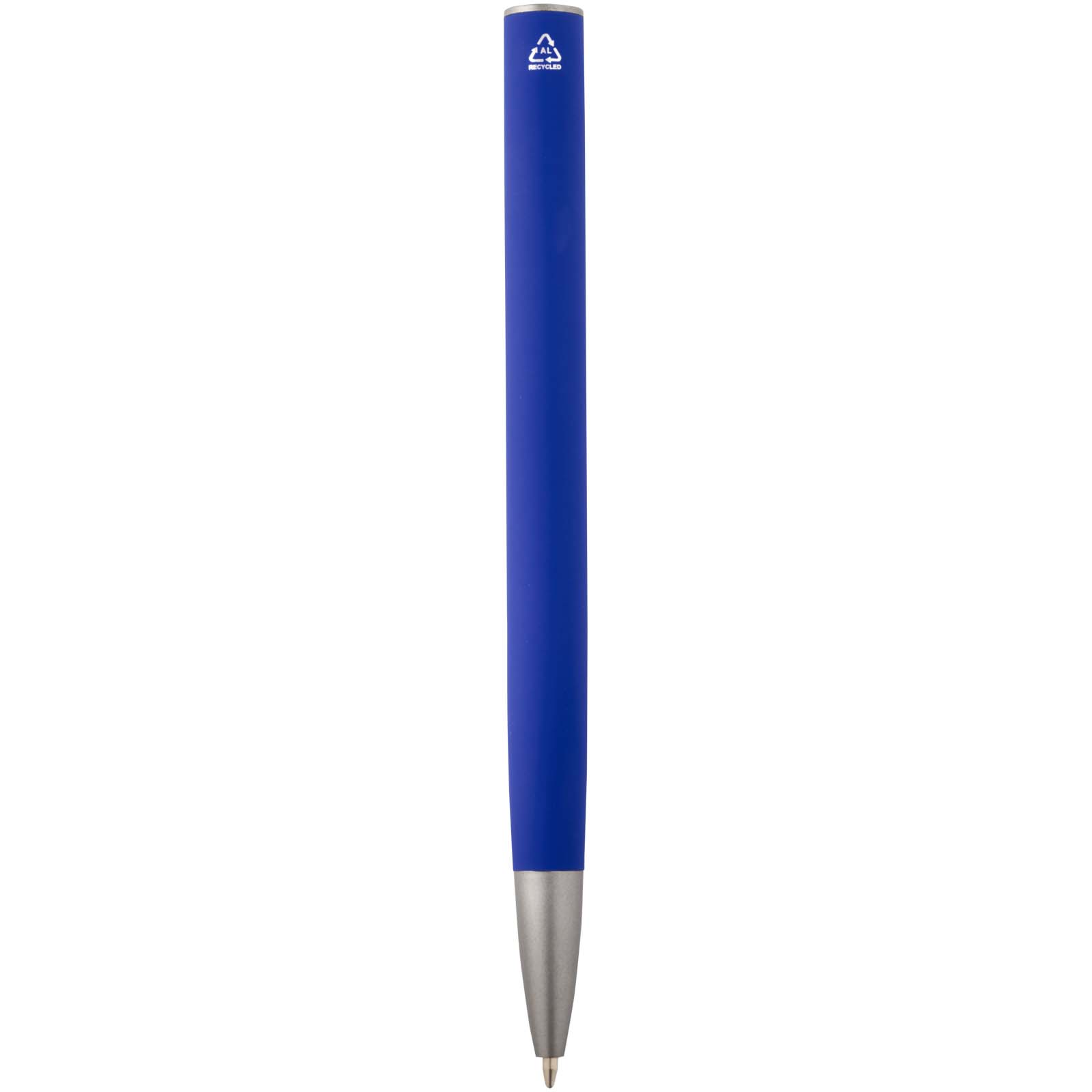 Penna a sfera in alluminio Ziggur (inchiostro blu)