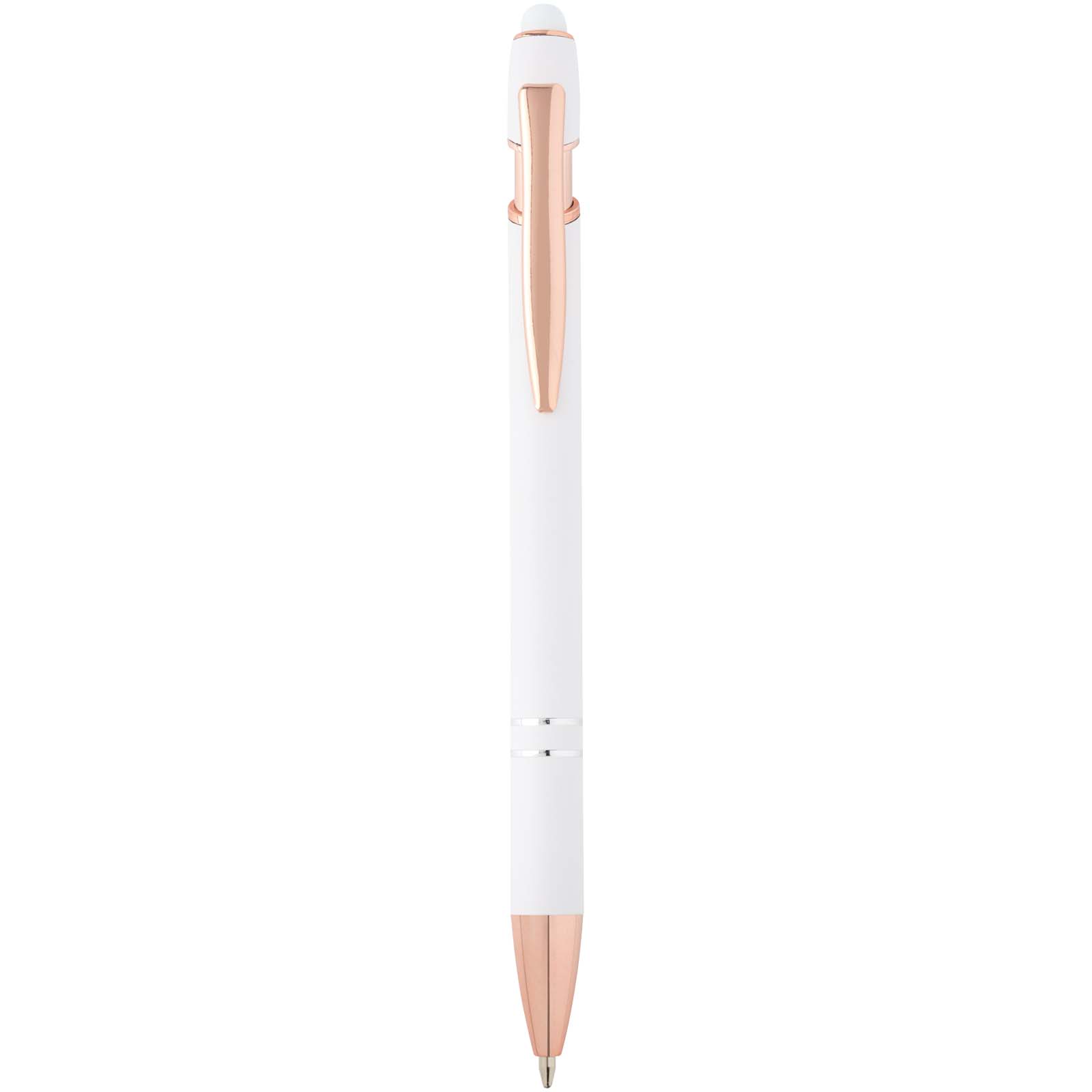 Penna a sfera con finitura oro rosa Nanna (inchiostro blu)