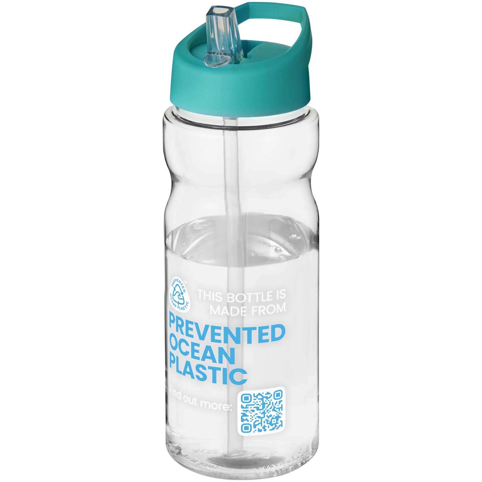 Borraccia sportiva H2O Active® Eco Base da 650 ml con coperchio con beccuccio
