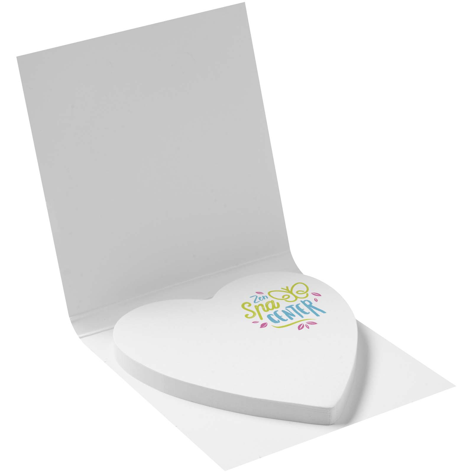 Foglietti adesivi a forma di cuore con copertina morbida Sticky-Mate®