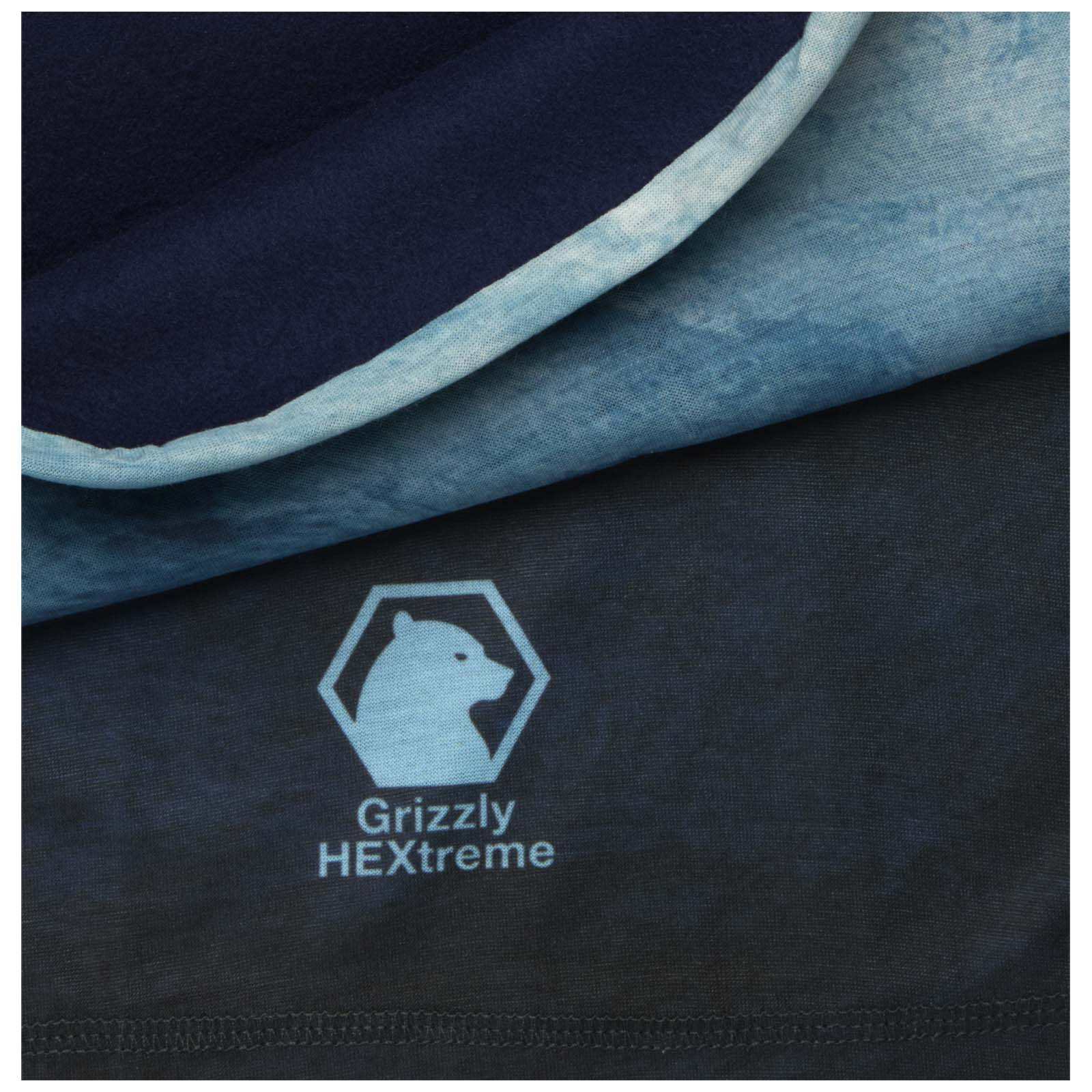 Multisciarpa con stampa a sublimazione, strato e orli in pile Lara