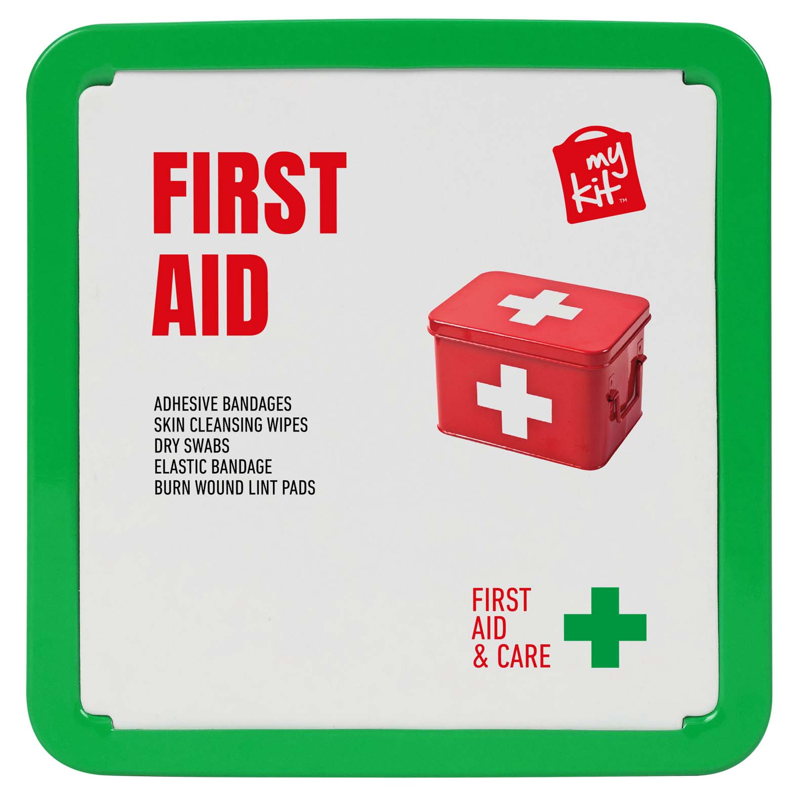 Kit di primo soccorso in scatola di latta Mykit