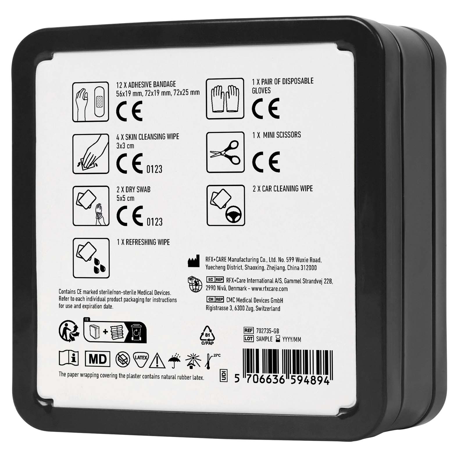 Kit di primo soccorso in scatola di latta per auto MyKit