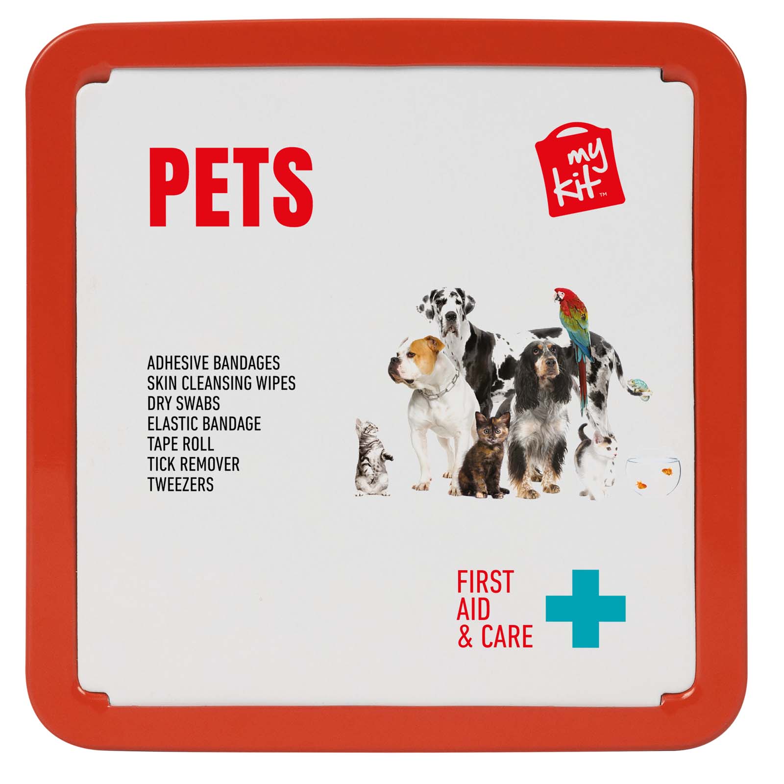 Kit di primo soccorso in scatola di latta per animali domestici MyKit