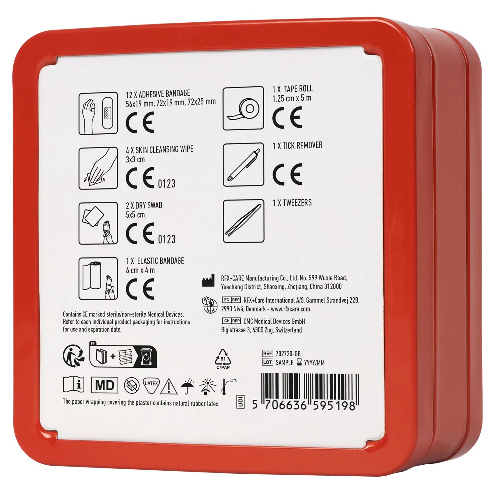 Kit di primo soccorso in scatola di latta per animali domestici MyKit