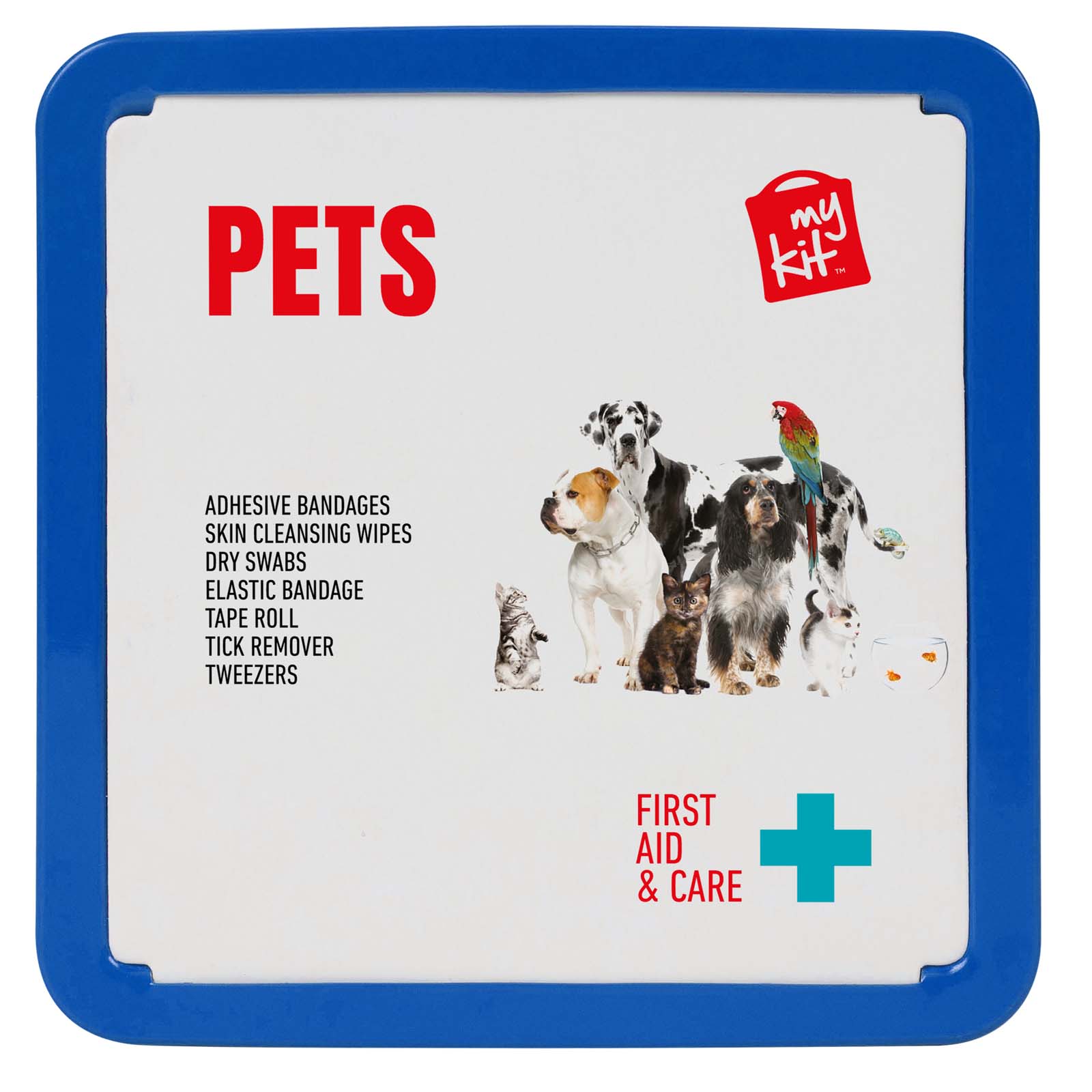 Kit di primo soccorso in scatola di latta per animali domestici MyKit