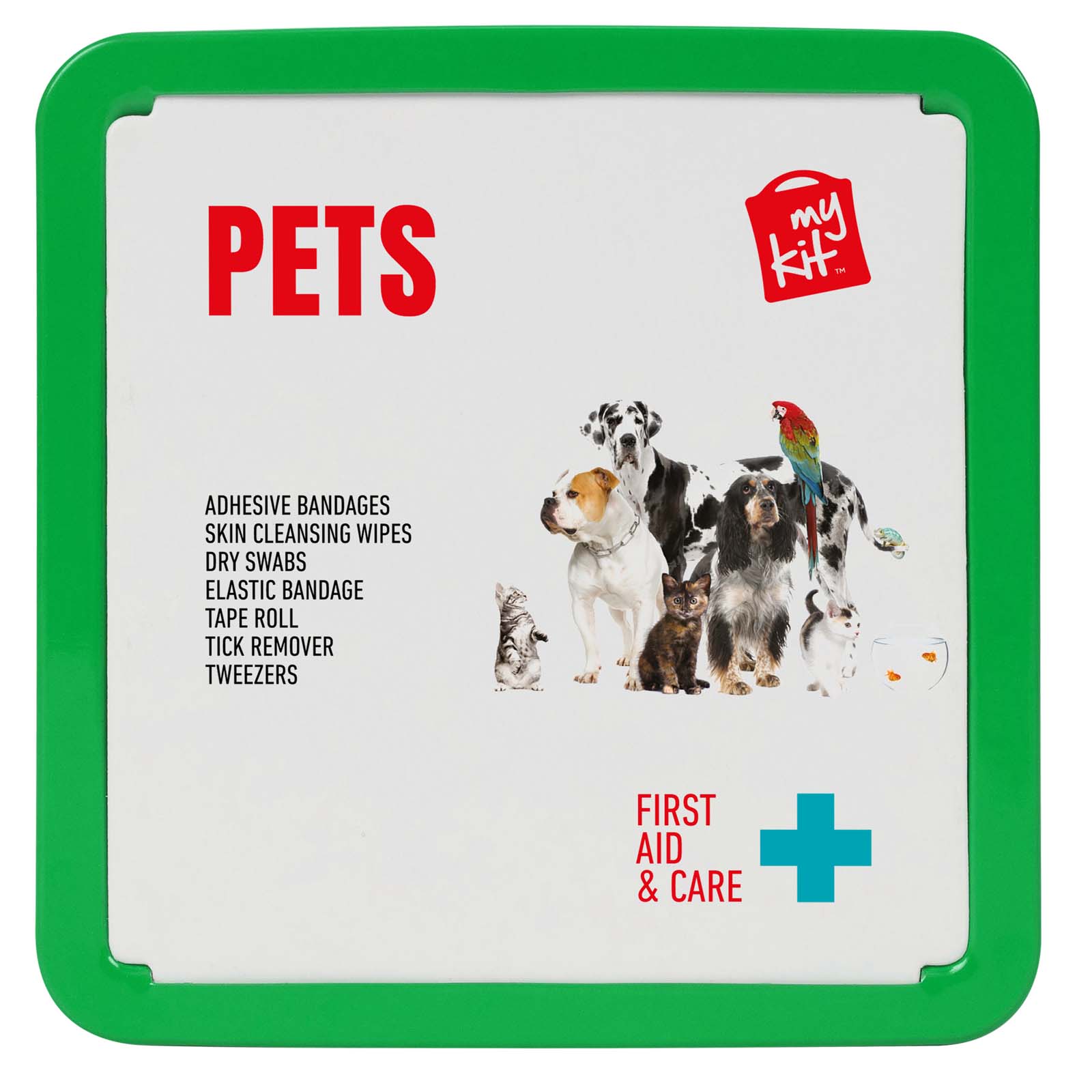 Kit di primo soccorso in scatola di latta per animali domestici MyKit
