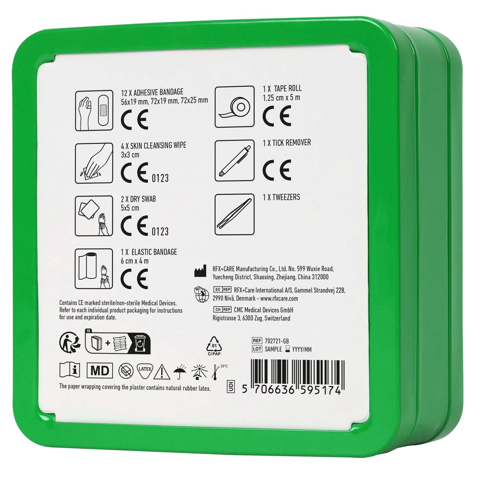 Kit di primo soccorso in scatola di latta per animali domestici MyKit