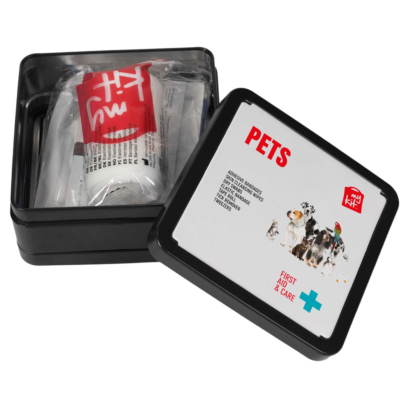 Kit di primo soccorso in scatola di latta per animali domestici MyKit