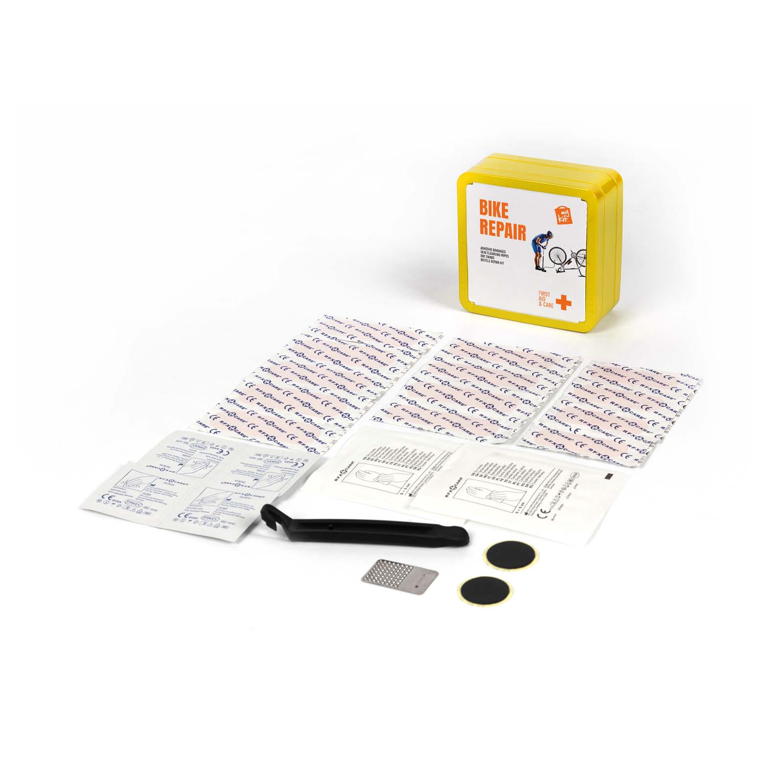 Kit per la riparazione delle biciclette in scatola di latta MyKit