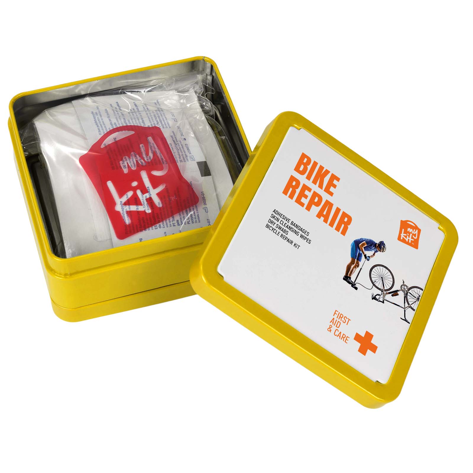 Kit per la riparazione delle biciclette in scatola di latta MyKit