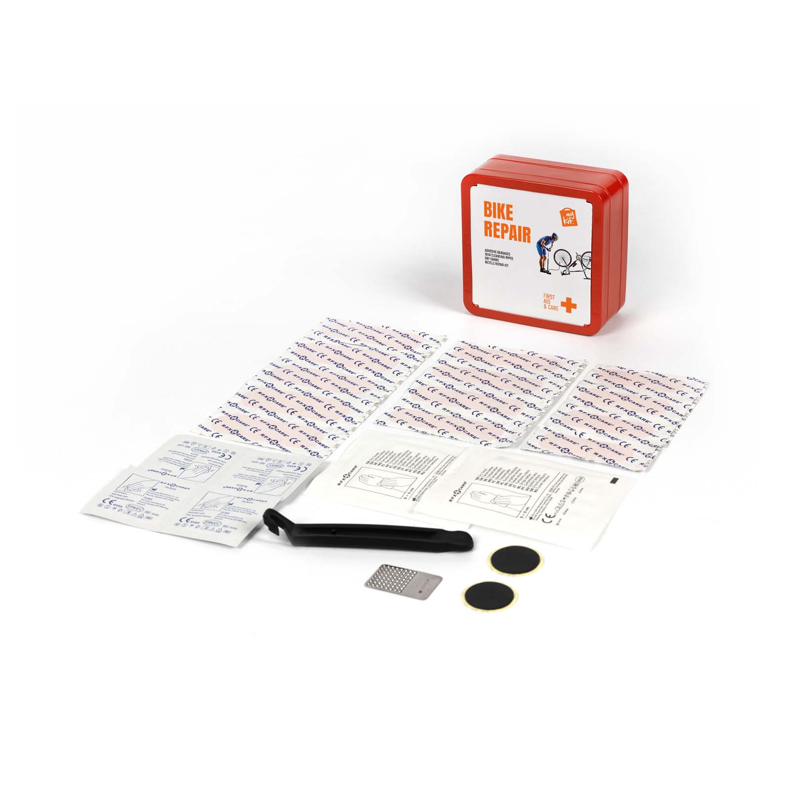 Kit per la riparazione delle biciclette in scatola di latta MyKit