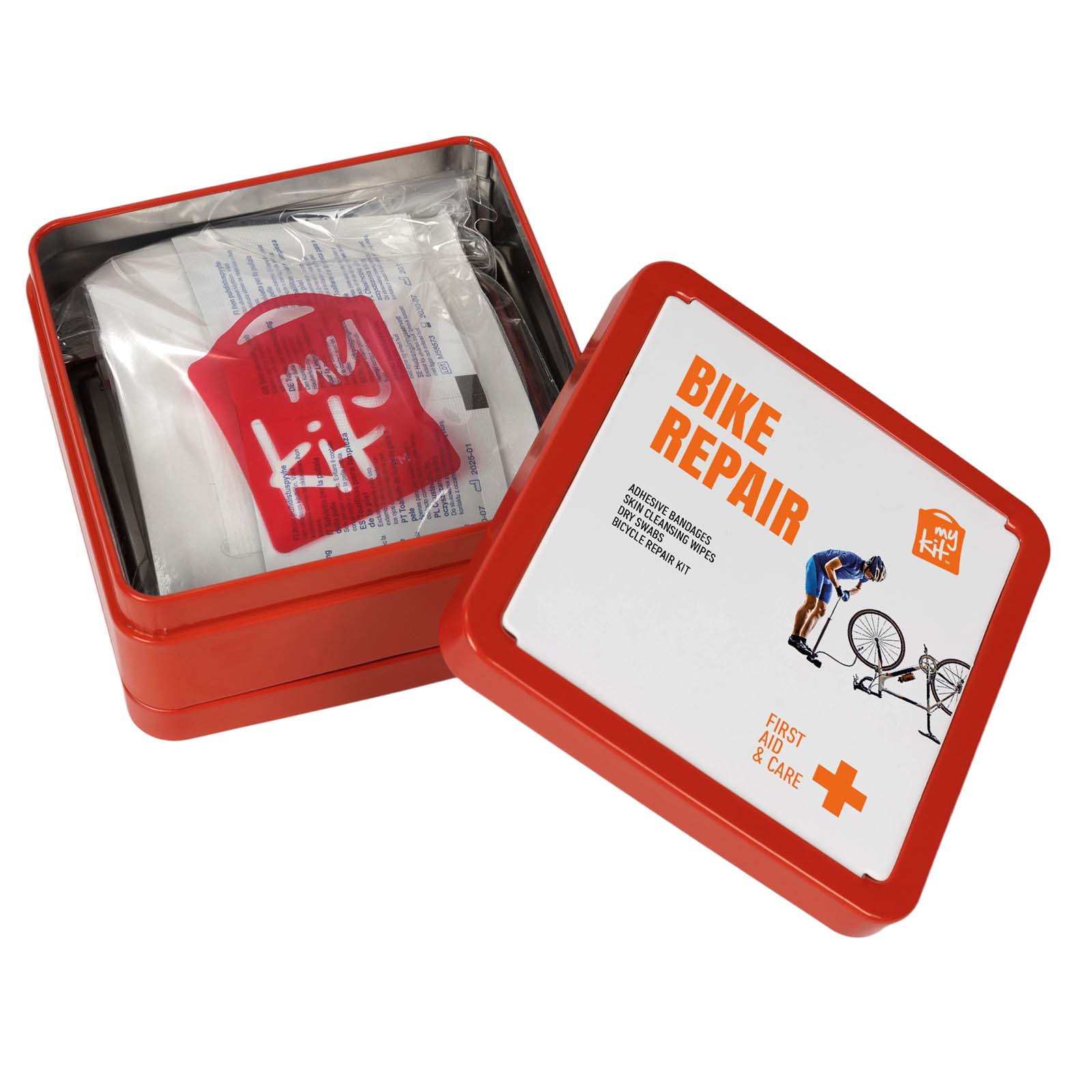 Kit per la riparazione delle biciclette in scatola di latta MyKit