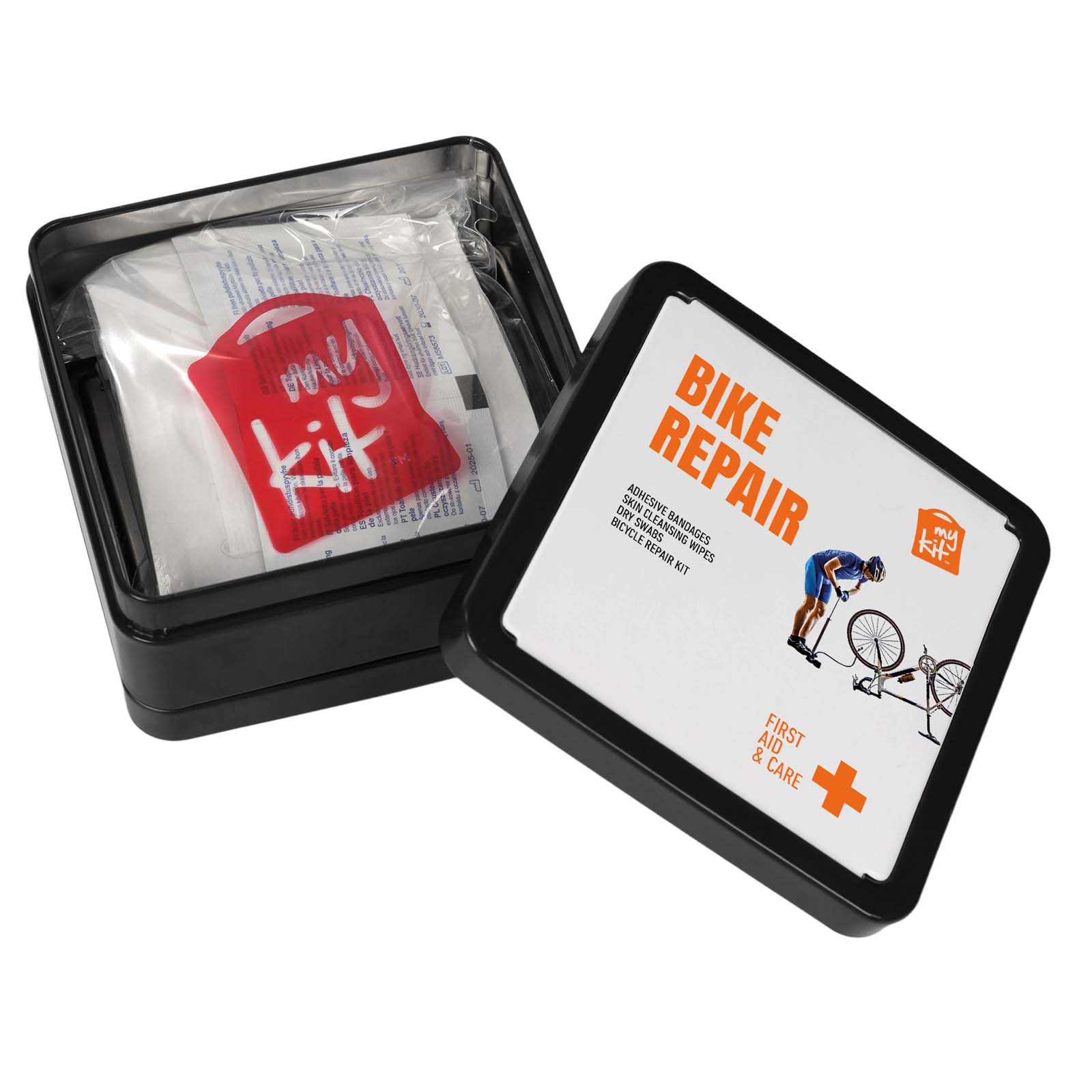 Kit per la riparazione delle biciclette in scatola di latta MyKit