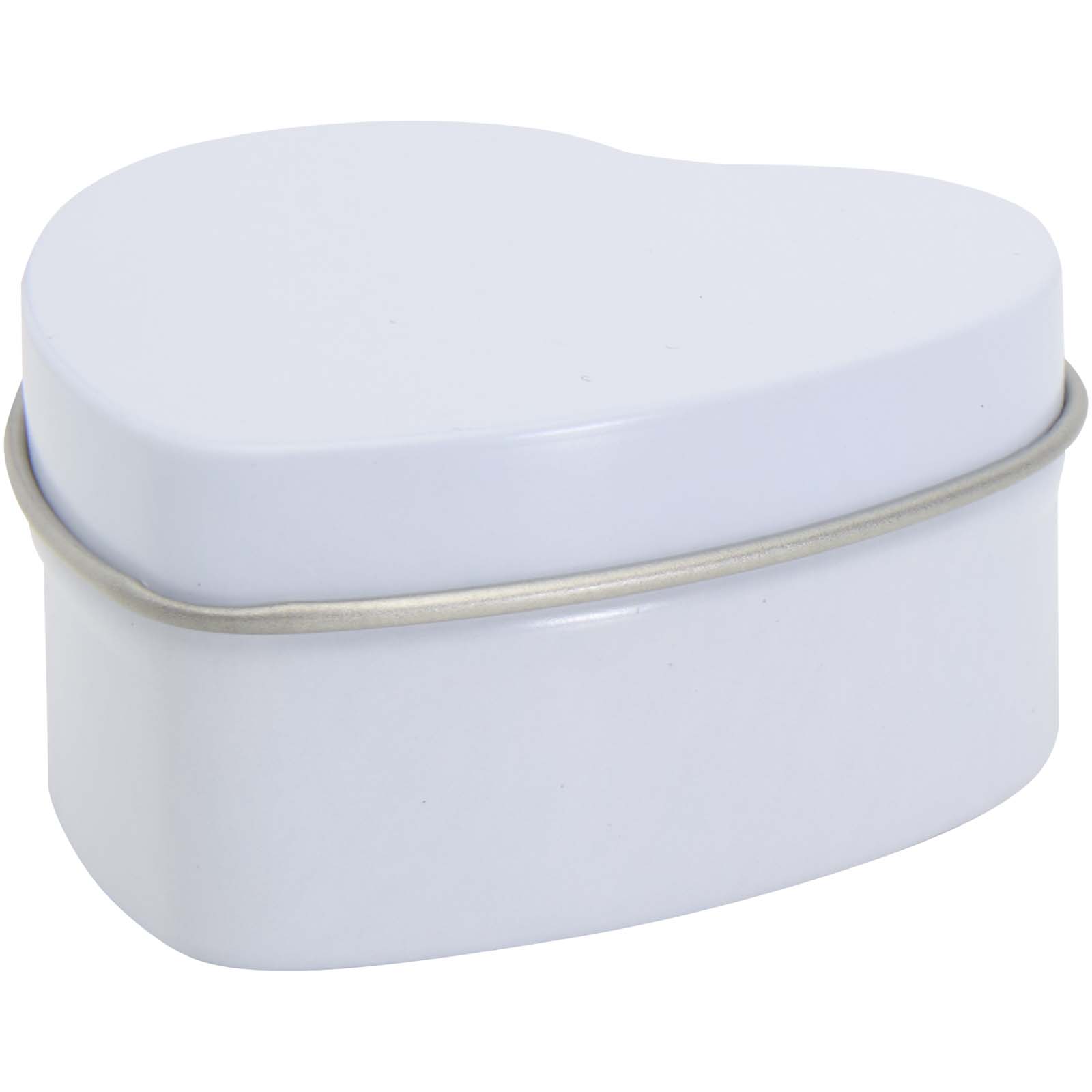 Candela in scatola di latta a forma di cuore all'aroma di vaniglia Blissful