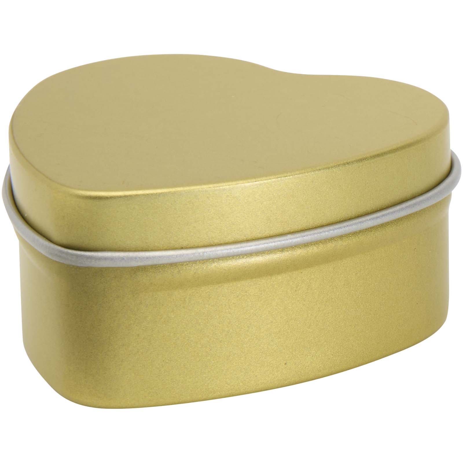 Candela in scatola di latta a forma di cuore all'aroma di vaniglia Blissful