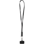 Lanyard per smartphone in plastica riciclata con cavo integr...