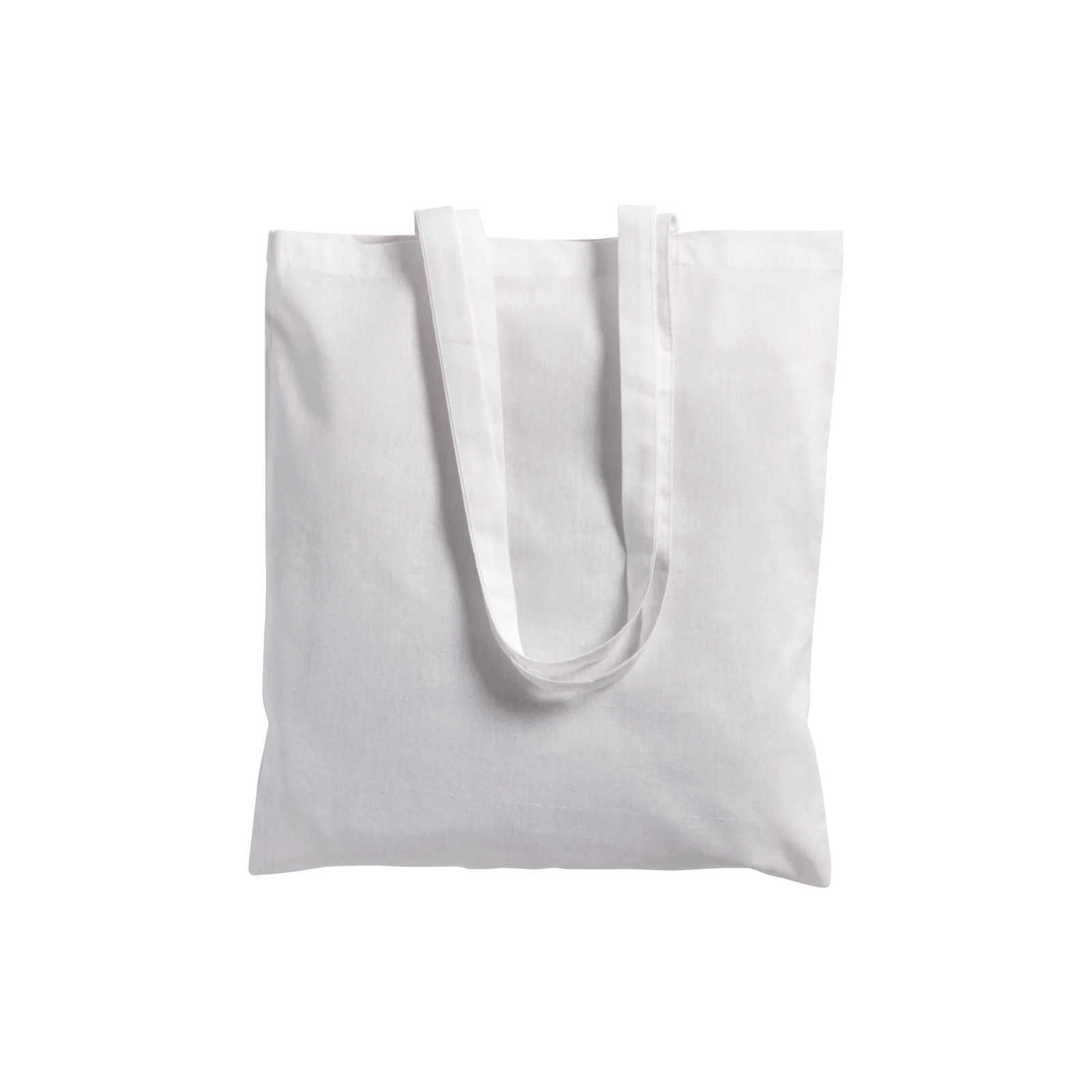 Borsa shopper a tinta unita in cotone riciclato da 280 g/m2