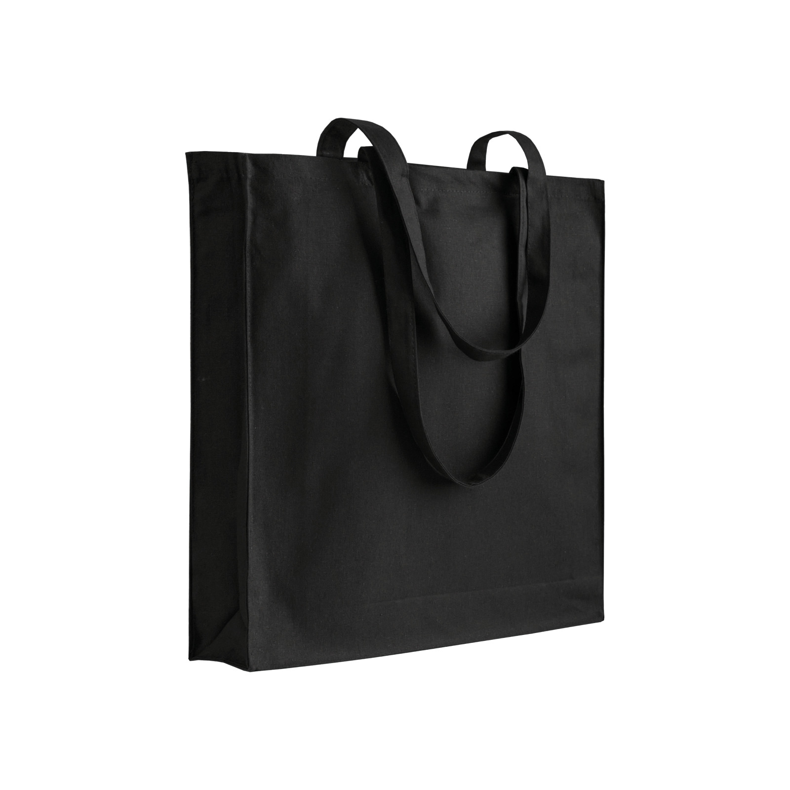 Borsa shopper a tinta unita in cotone riciclato da 280 g/m2