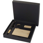 Set regalo con penna a sfera, portachiavi e portacarte RFID...