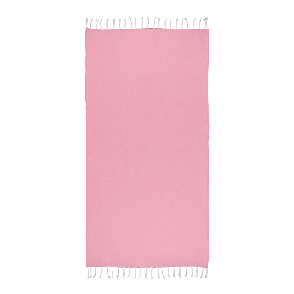 Telo mare in cotone riciclato 150 g/m2. Effetto melange e frange