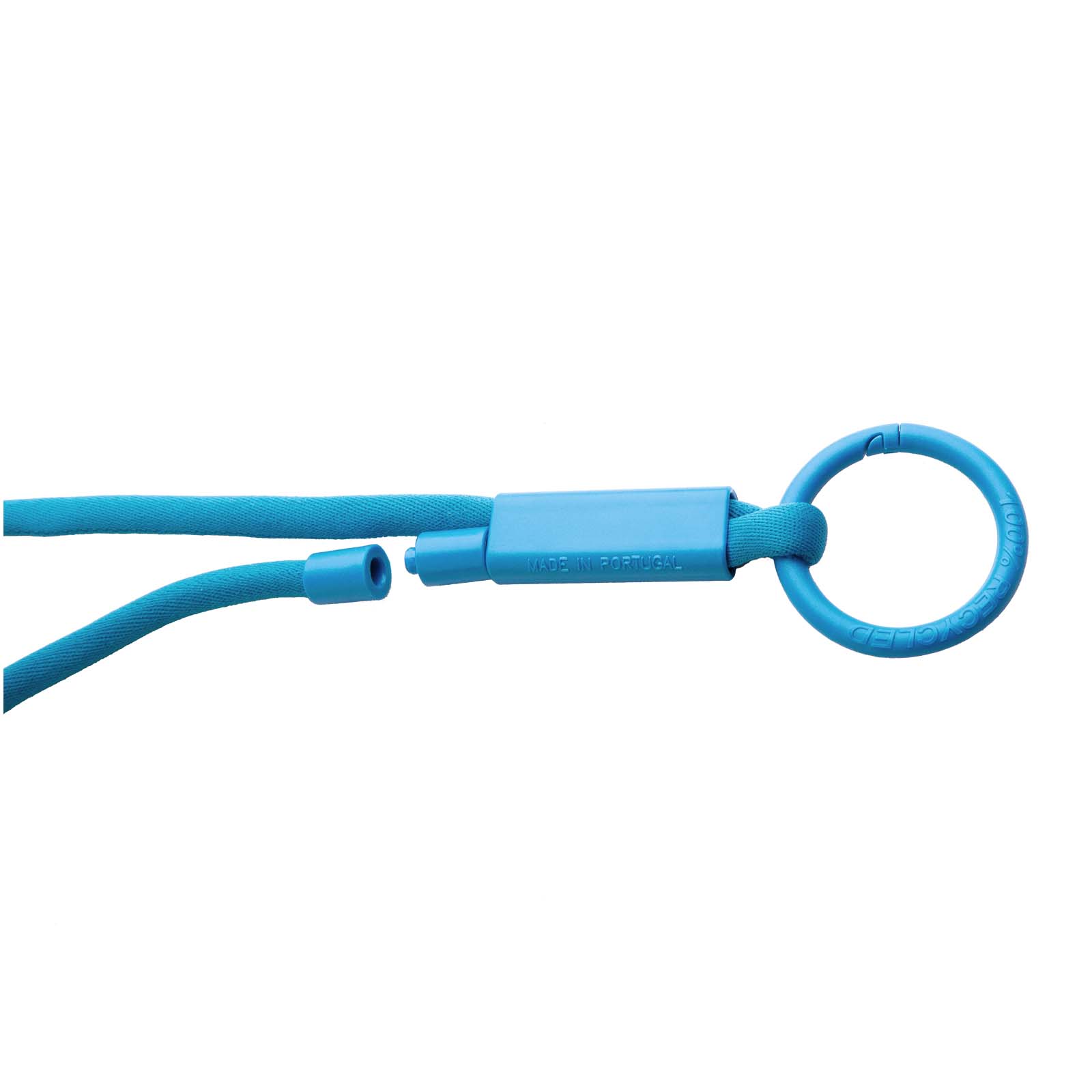 Lanyard con tubetto in plastica riciclata Tubyard