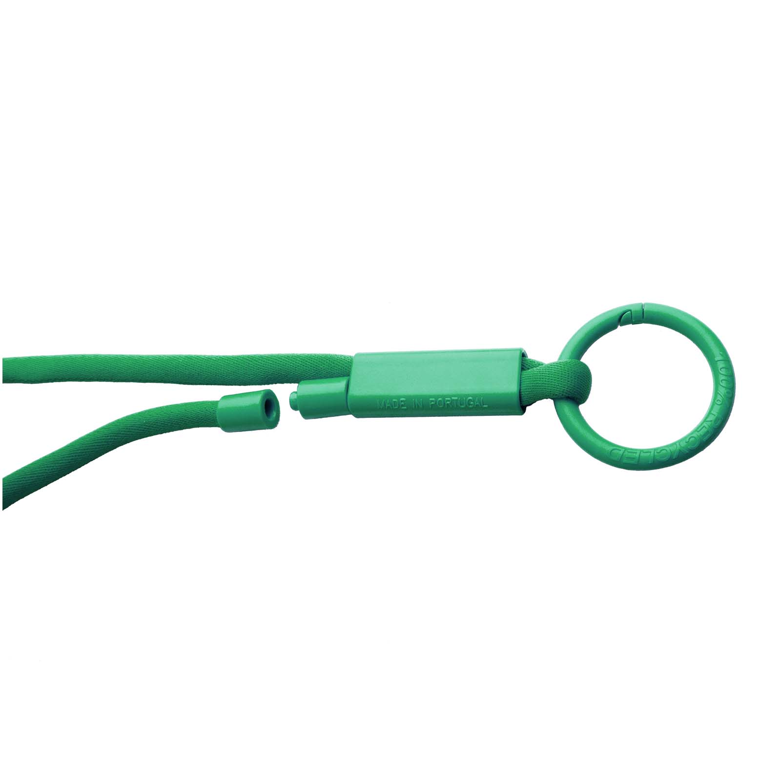 Lanyard con tubetto in plastica riciclata Tubyard