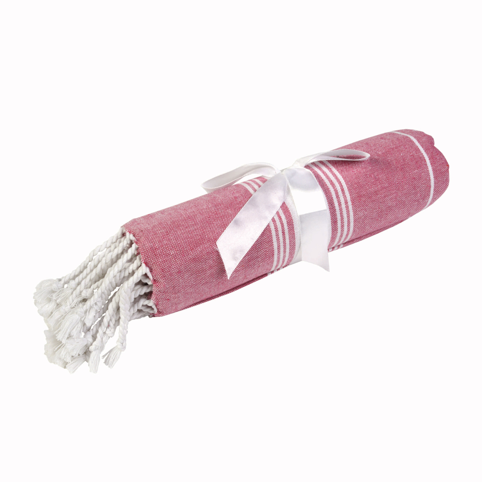 Telo mare/pareo stile Fouta 100% cotone 182gr/m2 con frange, misura  90x170 cm