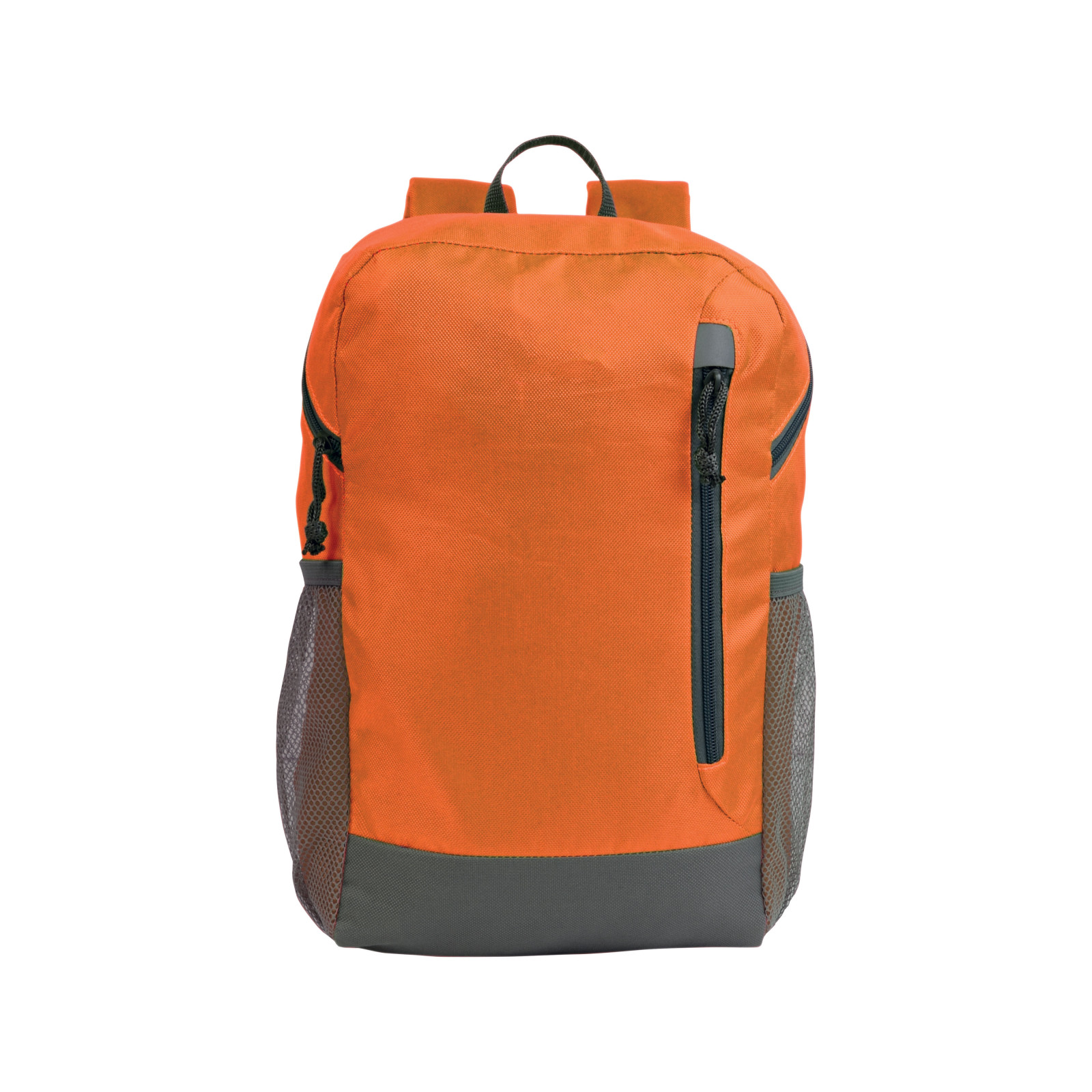 Zaino in poliestere 600D con 4 tasche di cui 2 laterali retinate