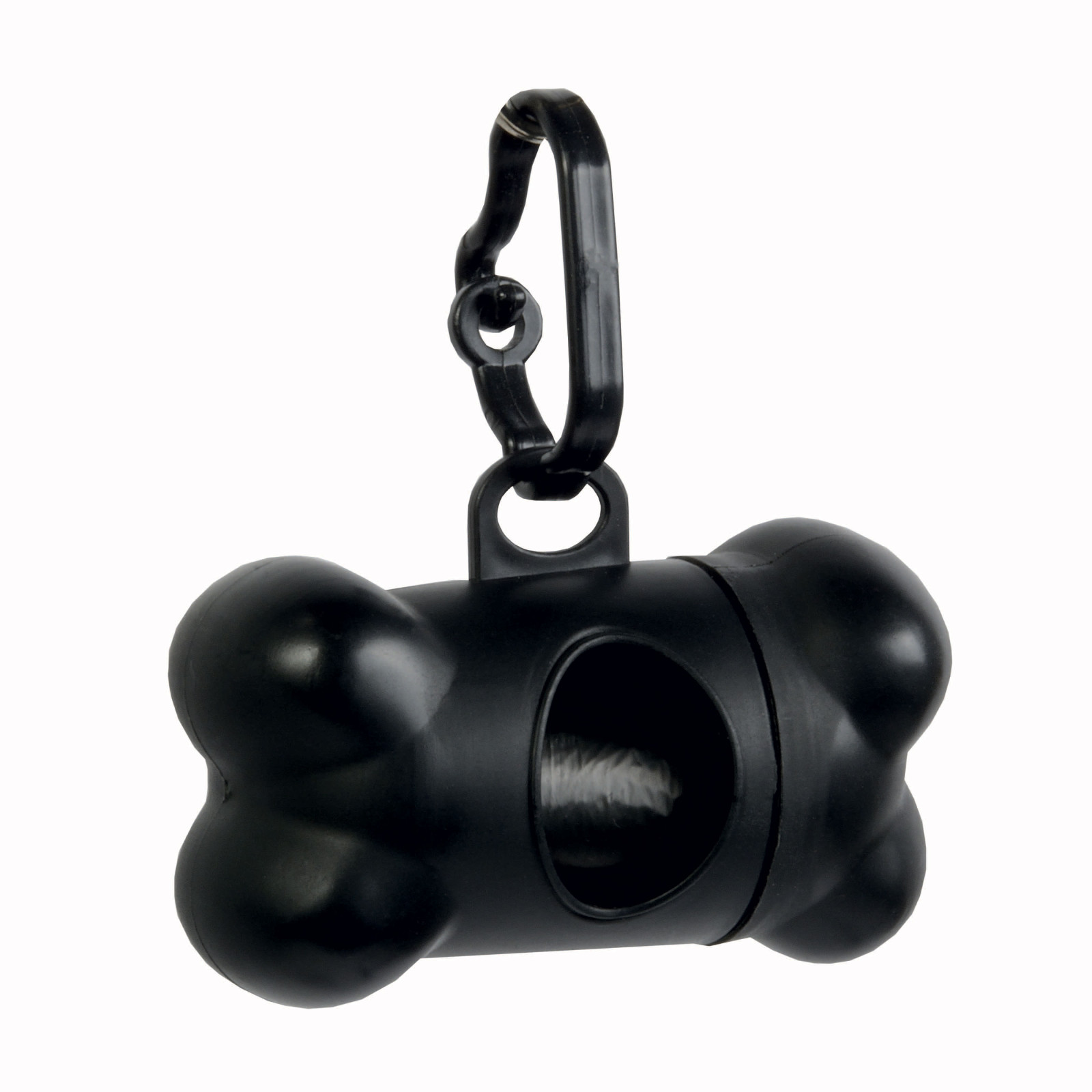 Porta sacchetti igienici per cane in PP a forma di osso (15 sacchetti inclusi)