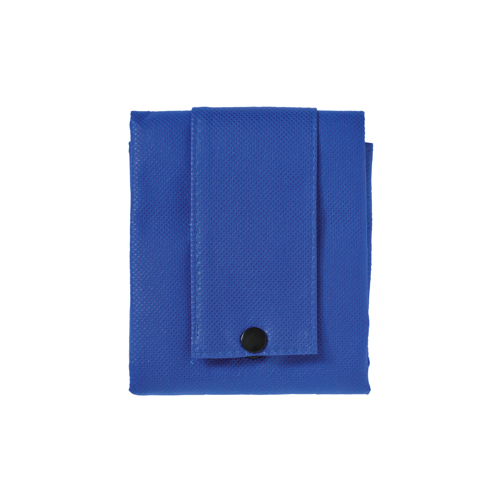 Shopper  ripiegabile con soffietto in TNT 80g/m2 cucito, manici corti