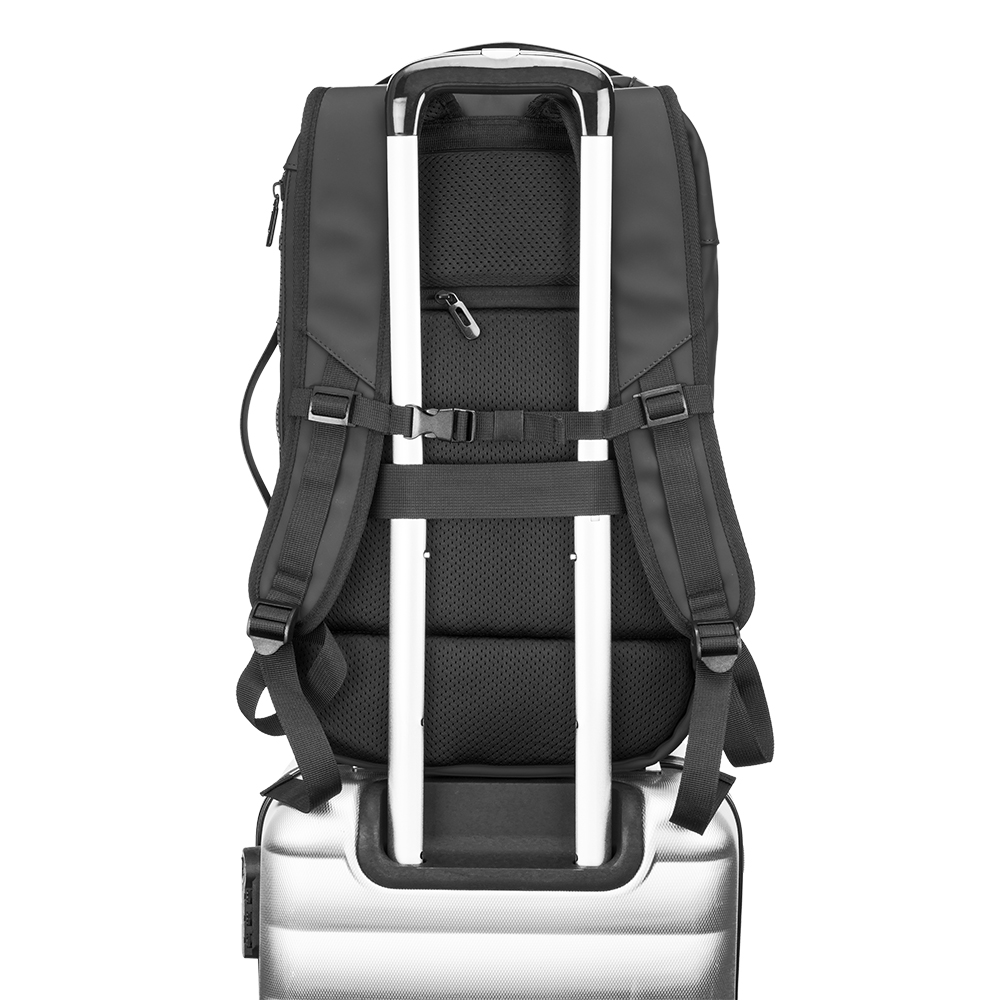 Zaino / valigia da viaggio con porta pc (15) in soft PU water resistant