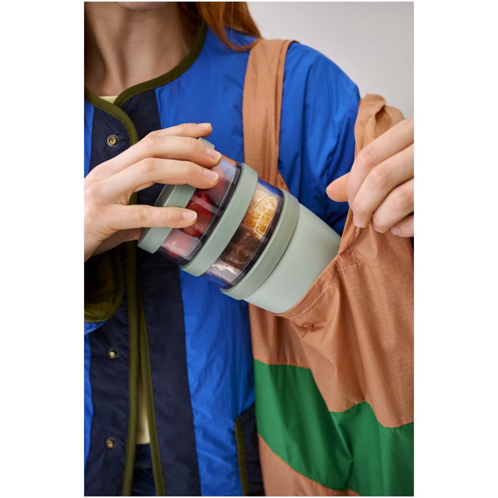 Portavivande termico composto da 3 pezzi da 500 ml + 2 da 200 ml Mepal Ellipse