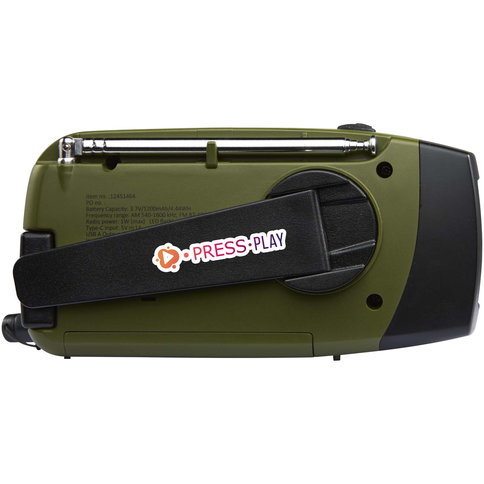 Radio di emergenza in plastica riciclata certificata RCS Avior