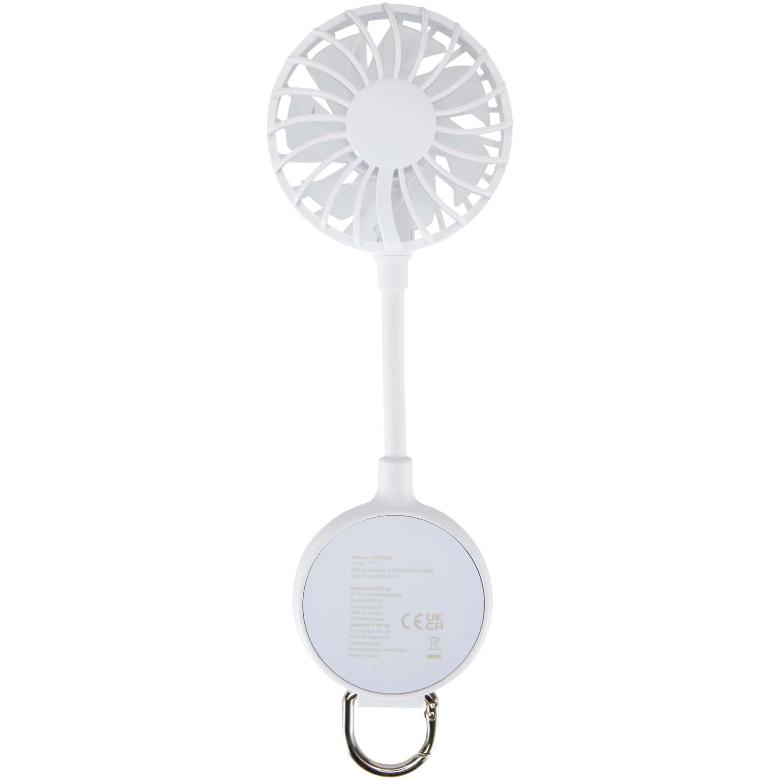  Ventilatore portatile magnetico in plastica riciclata Ventio