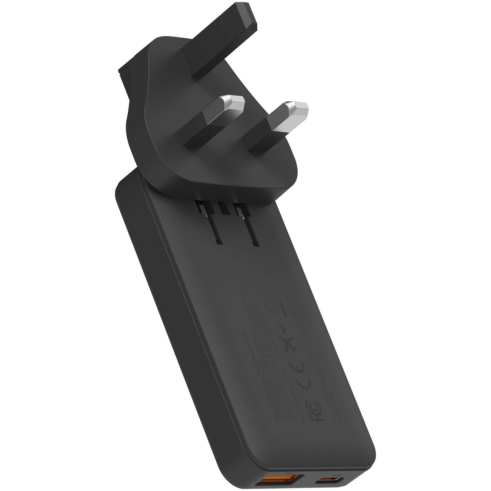 Set caricabatterie rapido da viaggio da 65 W con cavo e custodia Xtorm