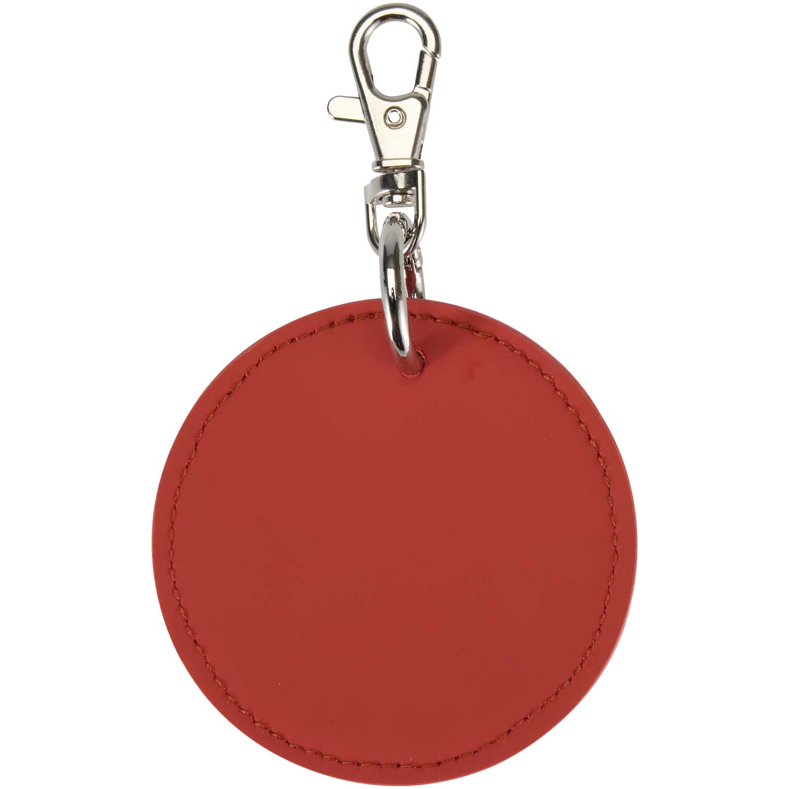 Portachiavi con charm a forma rotonda in materiale riciclato certificato GRS Resi Plus 