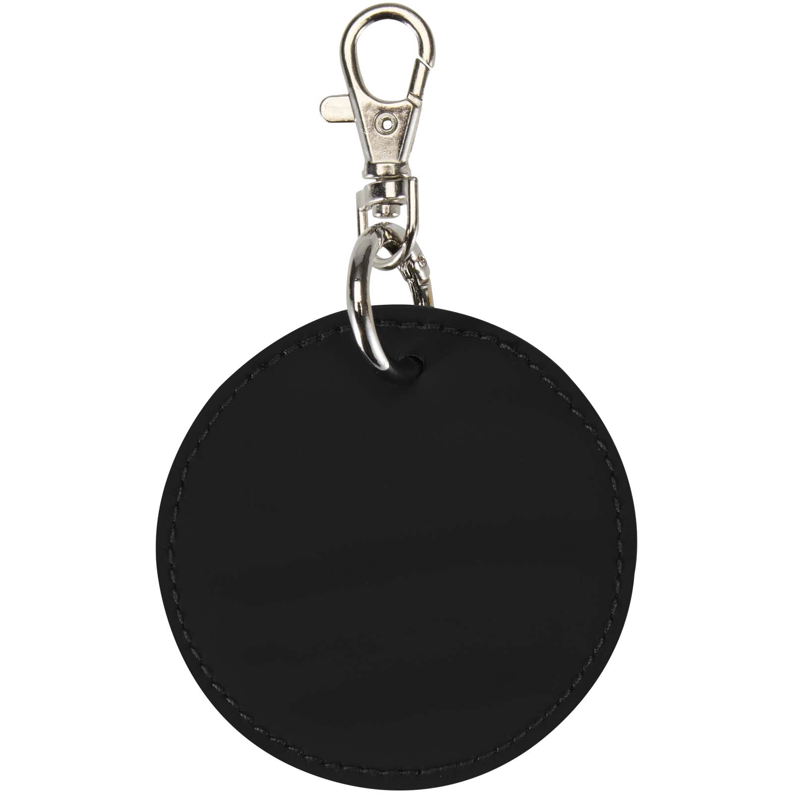 Portachiavi con charm a forma rotonda in materiale riciclato certificato GRS Resi Plus 