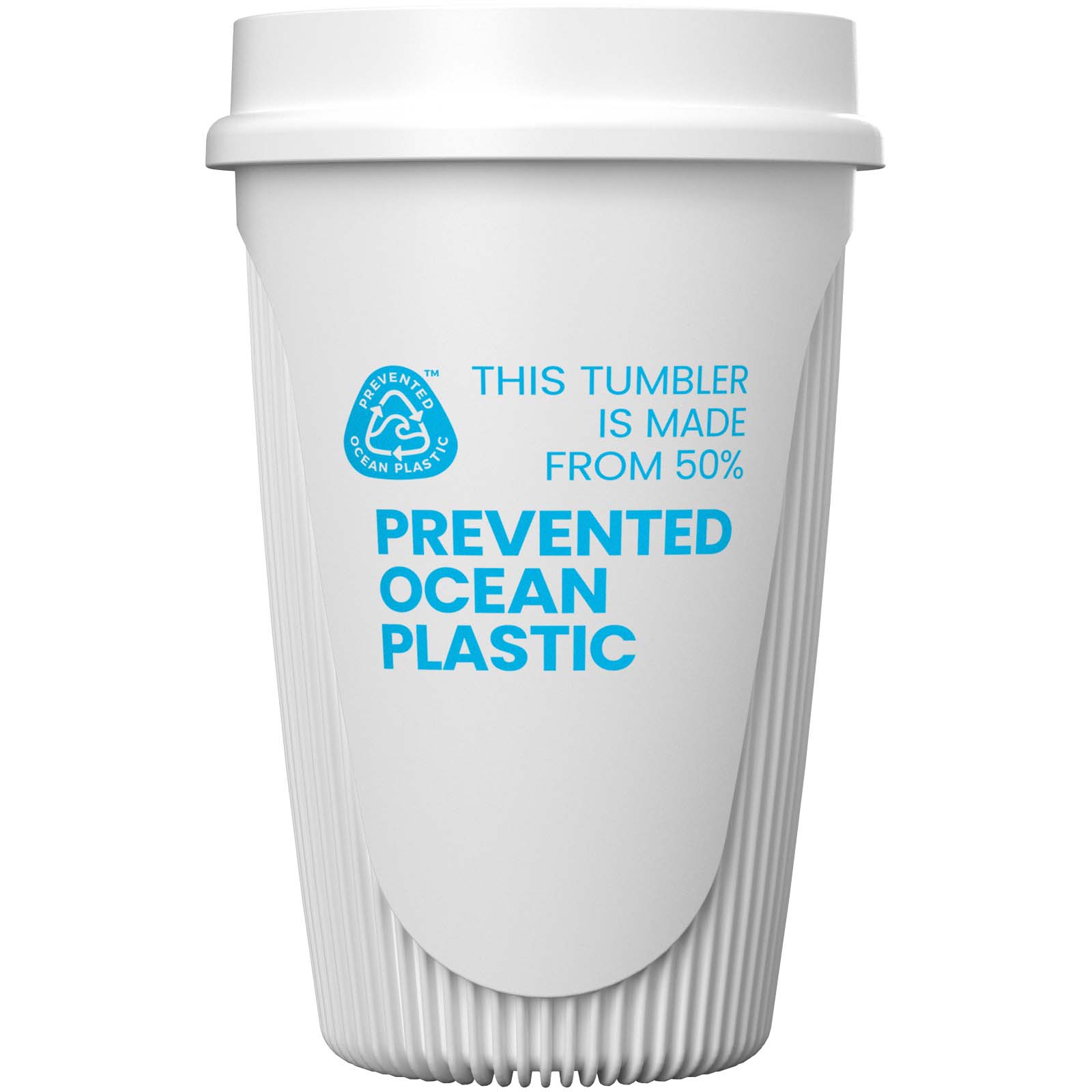 Bicchiere da 350 ml con coperchio a 360° Alto POP