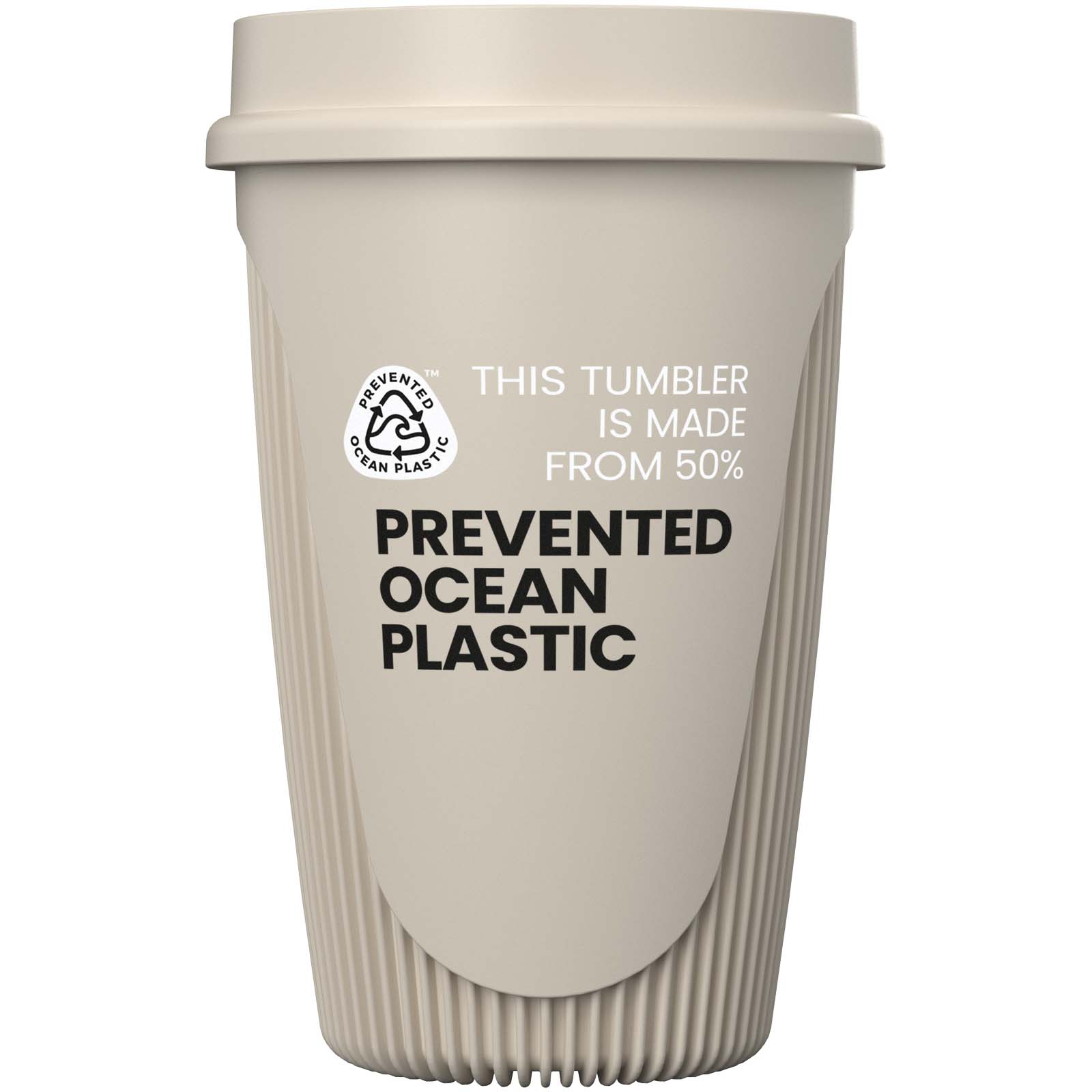 Bicchiere da 350 ml con coperchio a 360° Alto POP