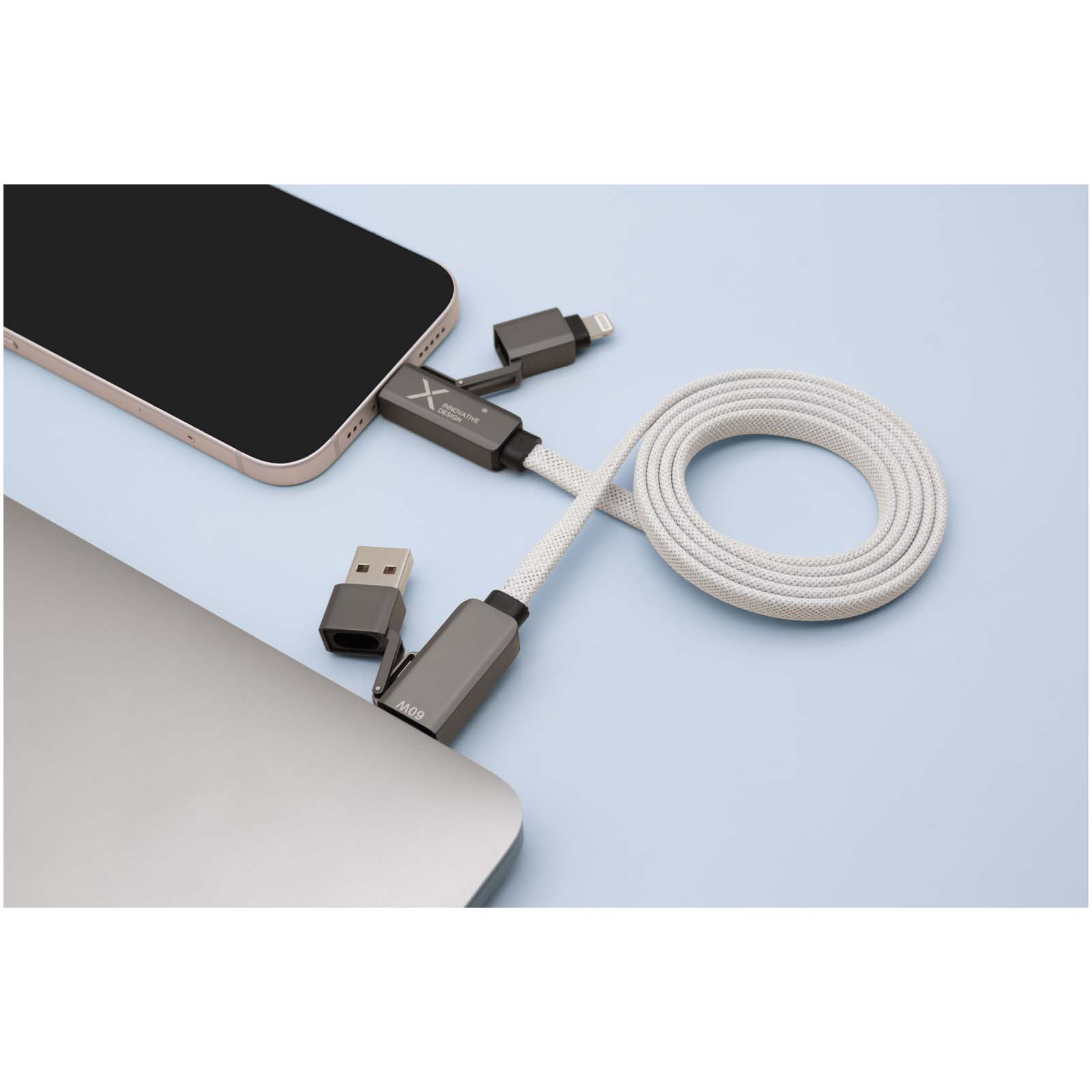 Cavo di ricarica magnetico piatto da 60 W SCX.design C58