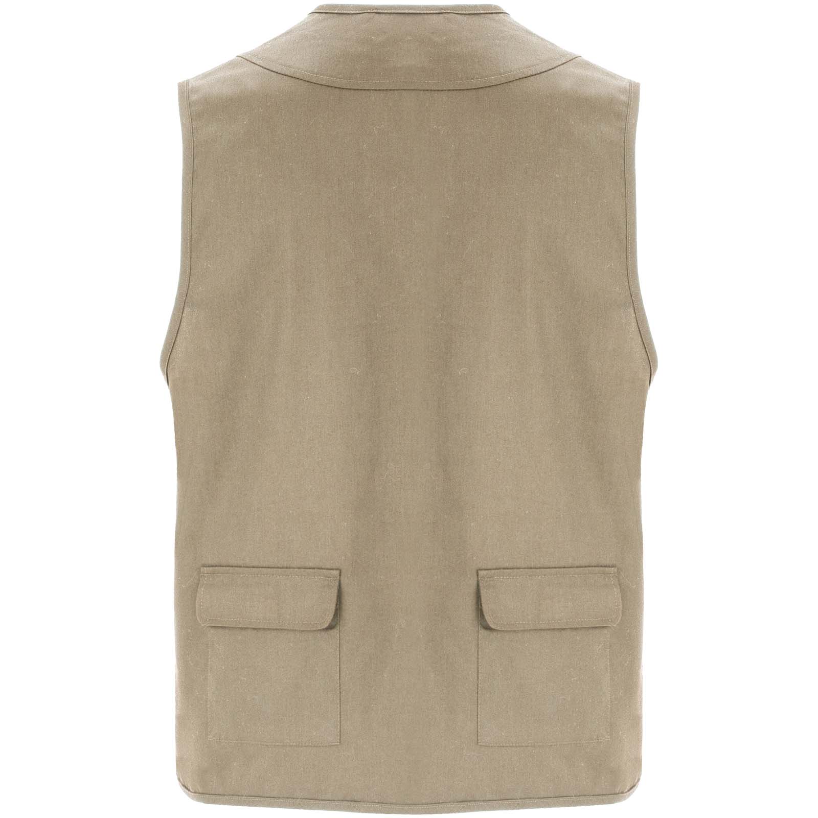 Gilet da lavoro con più tasche e scollo a V da 200 g/m² Venera 